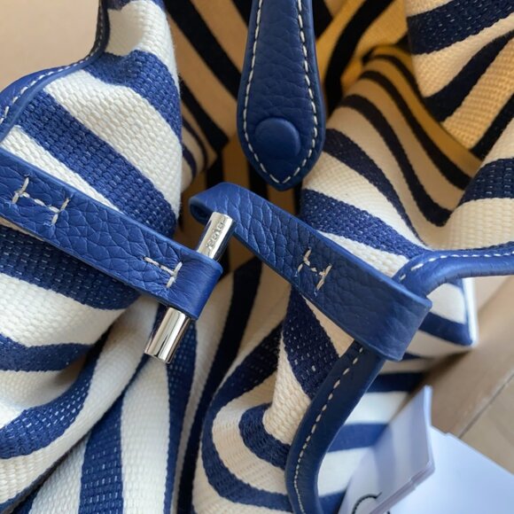 Polo Ralph Lauren Medium Polo Play Striped Tote Bag - Picture 9 of 10